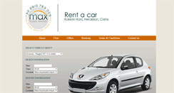 Desktop Screenshot of max-car-rental.com